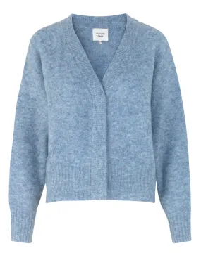 Brook Knit Boxy Cardigan - Blue Bonnet