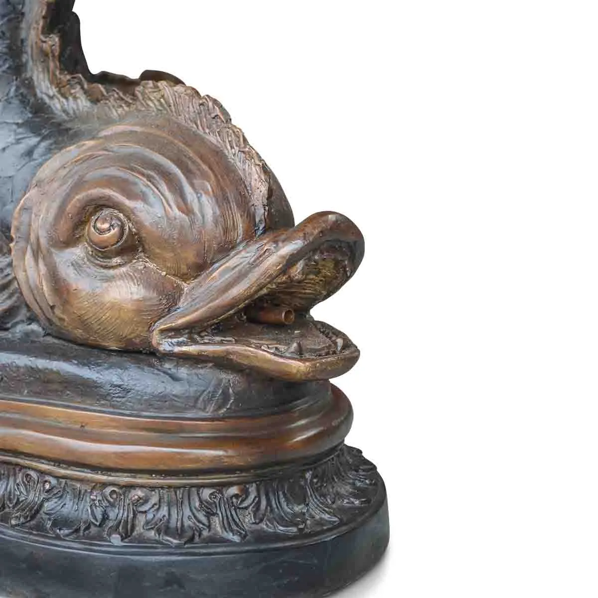 Cherub Wall Fountain with Lion Head