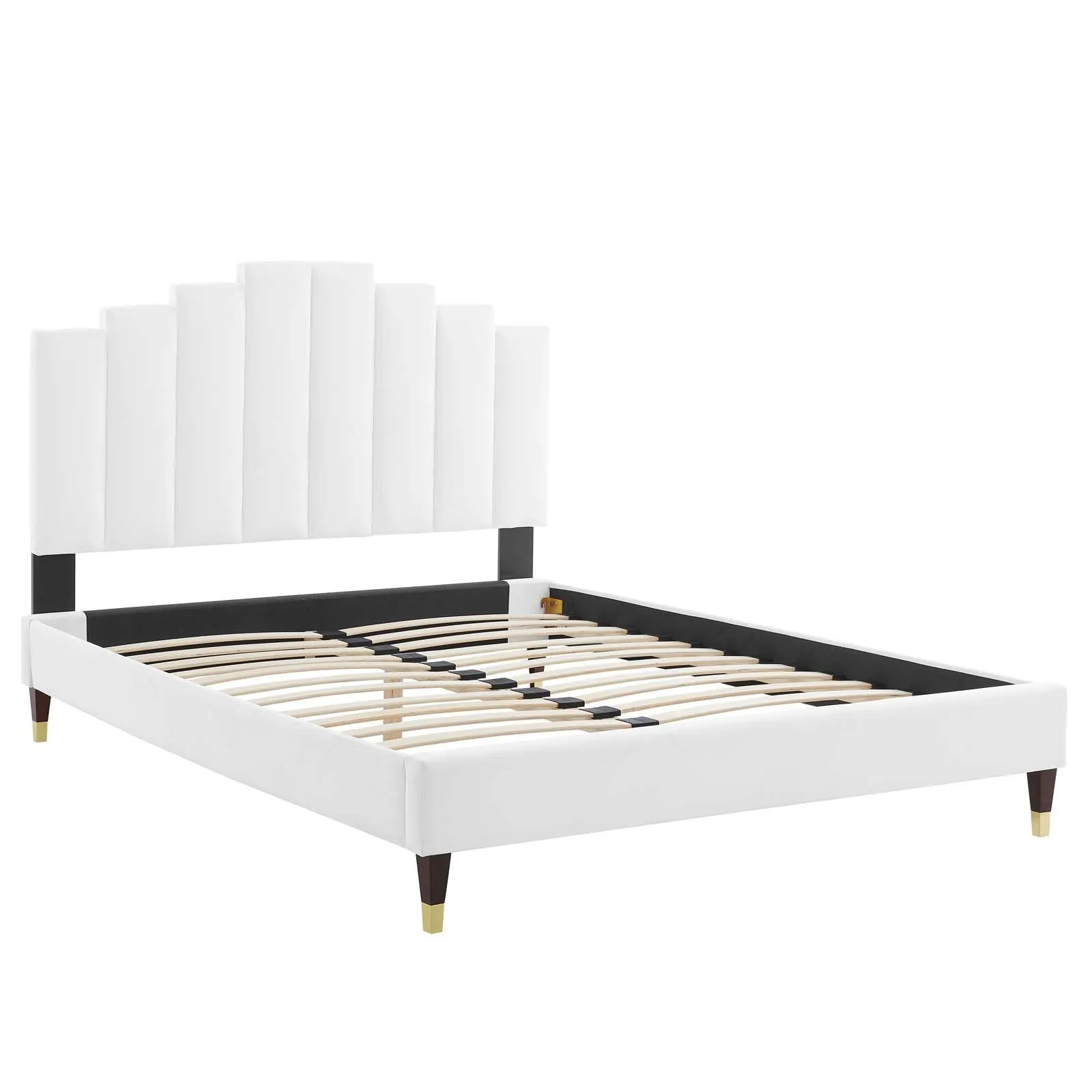Elise  Performance Velvet Platform Bed