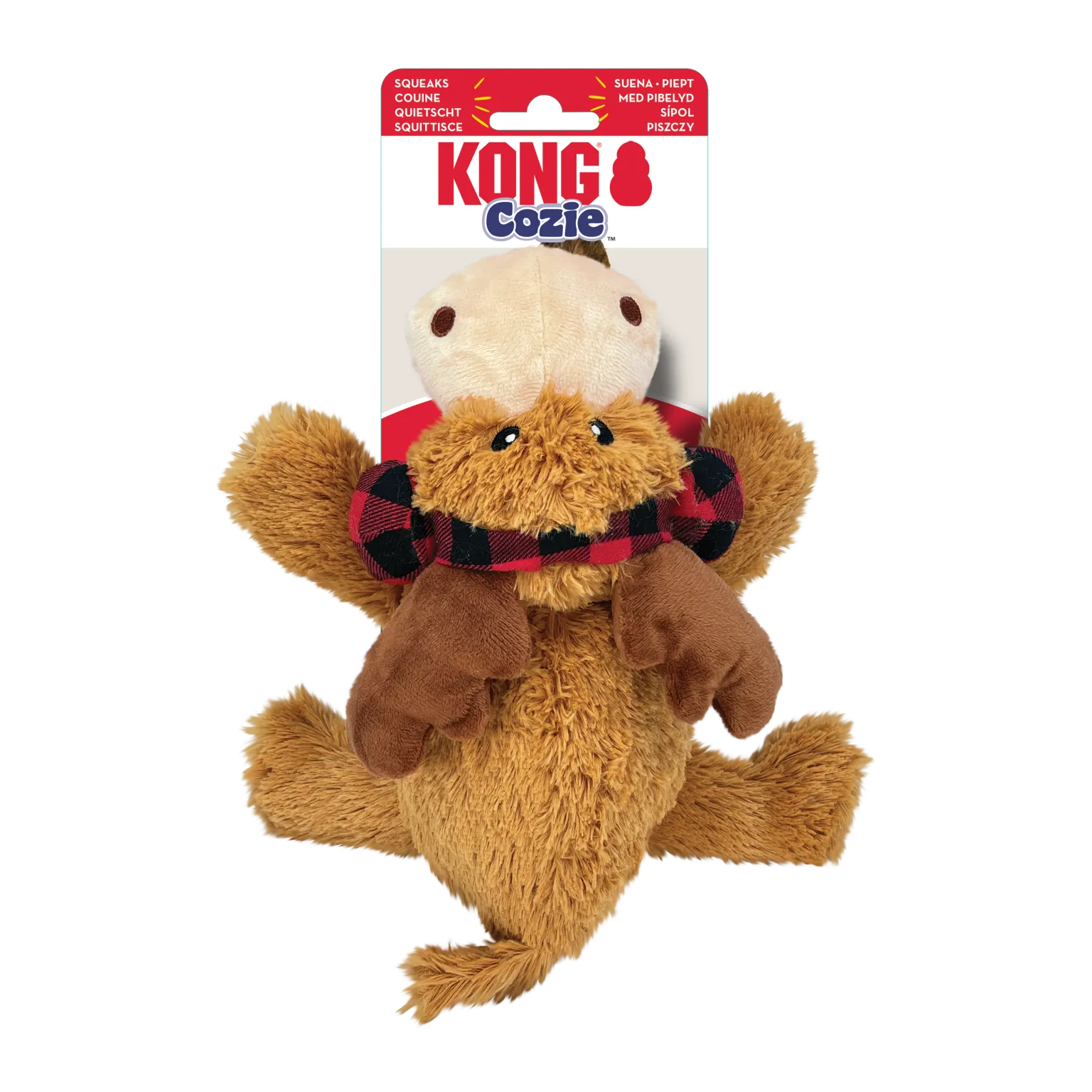 KONG Holiday – Cozie Reindeer Dog Toy