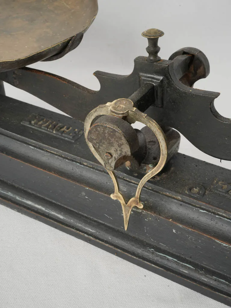 Large Antique Cast Iron Balance Scale 11¾"