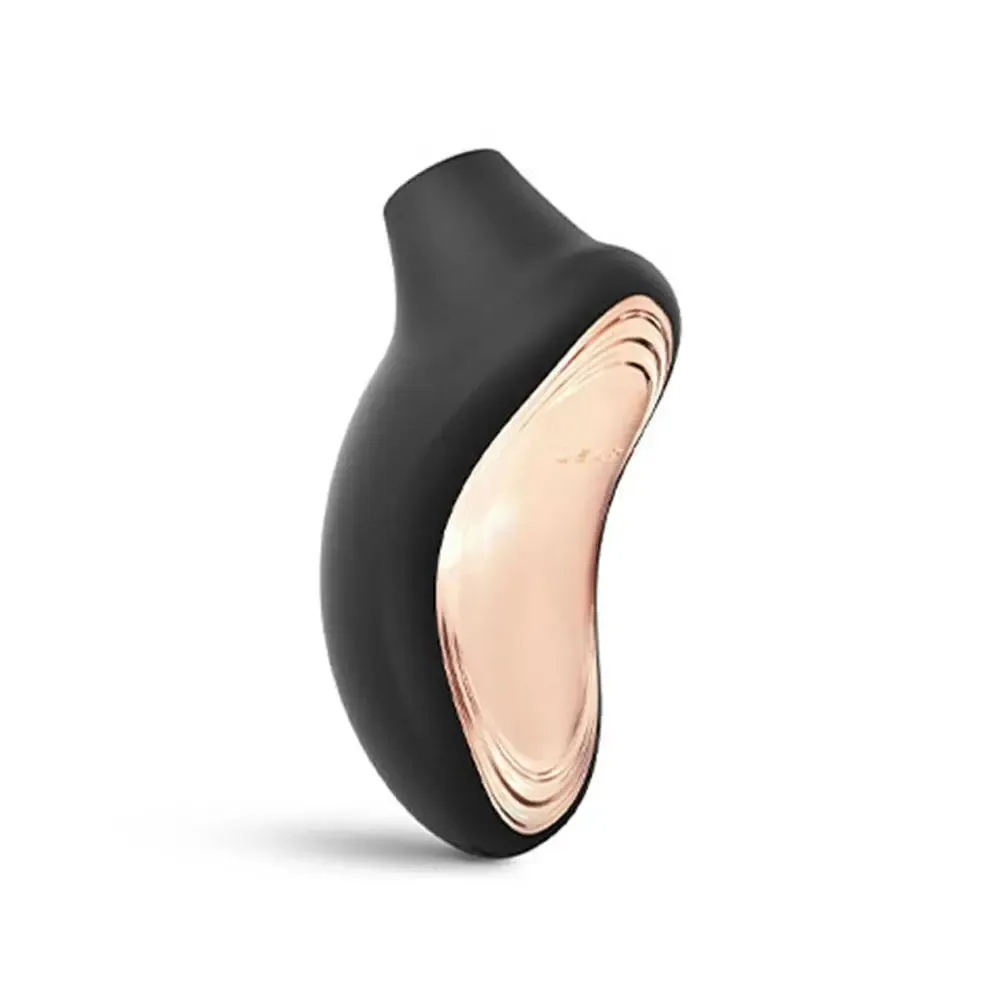 Lelo Silicone Black Rechargeable Clitoral Vibrator with 12-settings