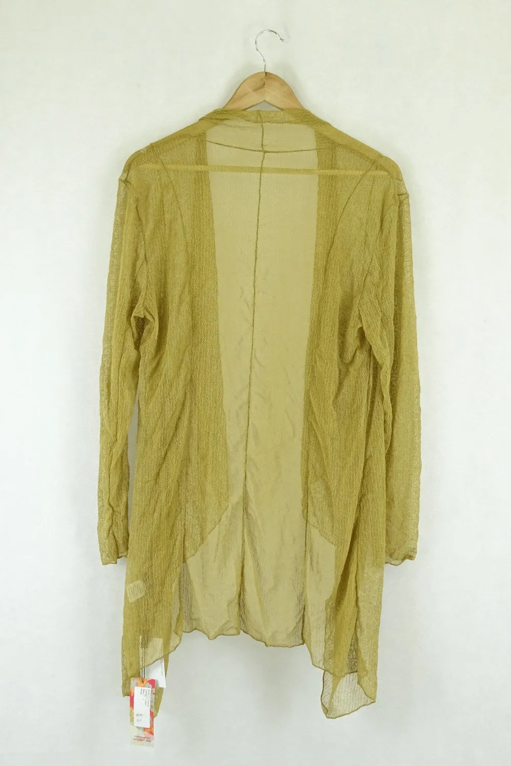 R   P Yellow Cardigan S