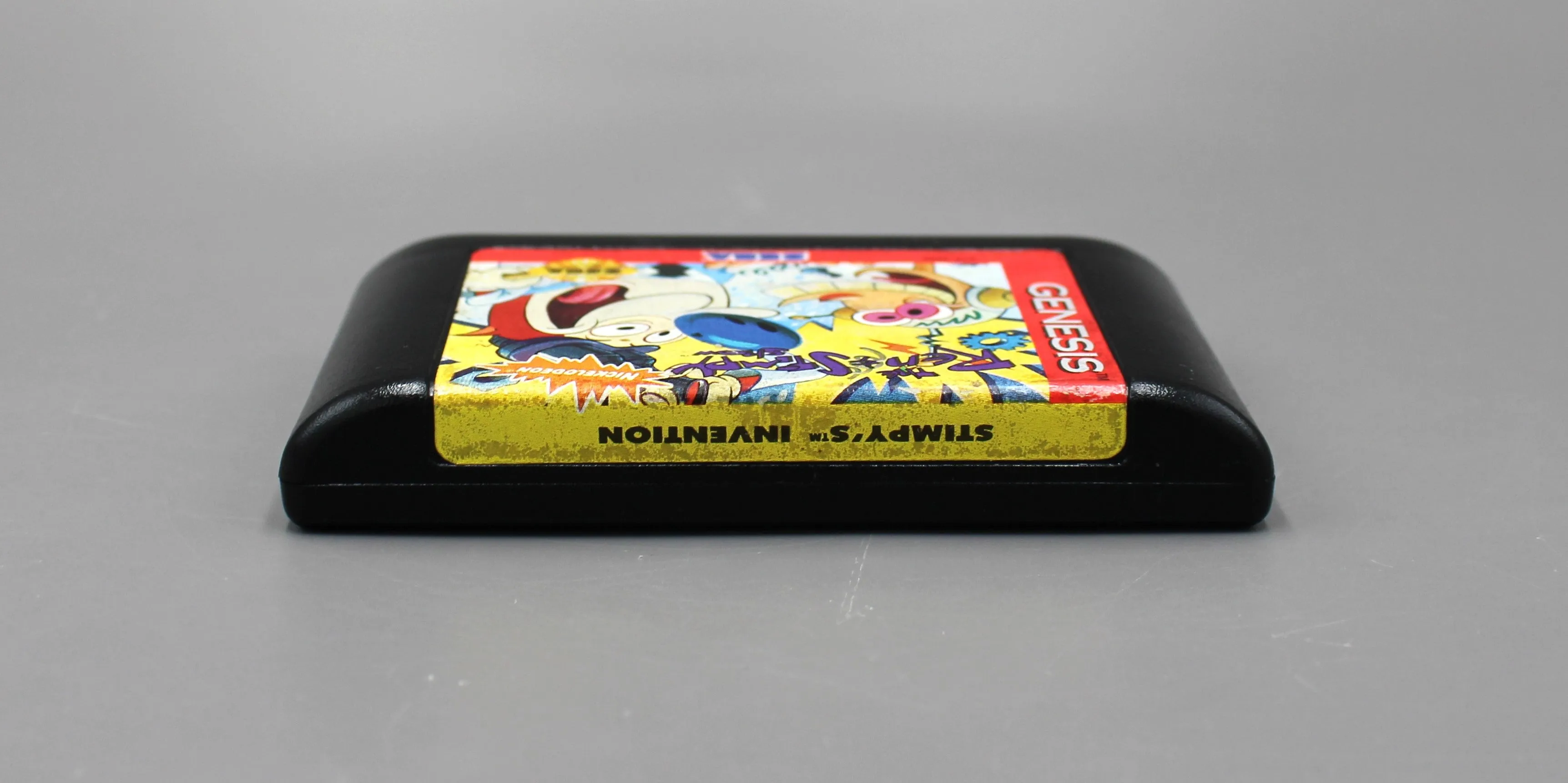 The Ren & Stimpy Show: Stimpy's Invention (Sega Genesis, 1993) Game Cartridge, Cleaned & Tested!