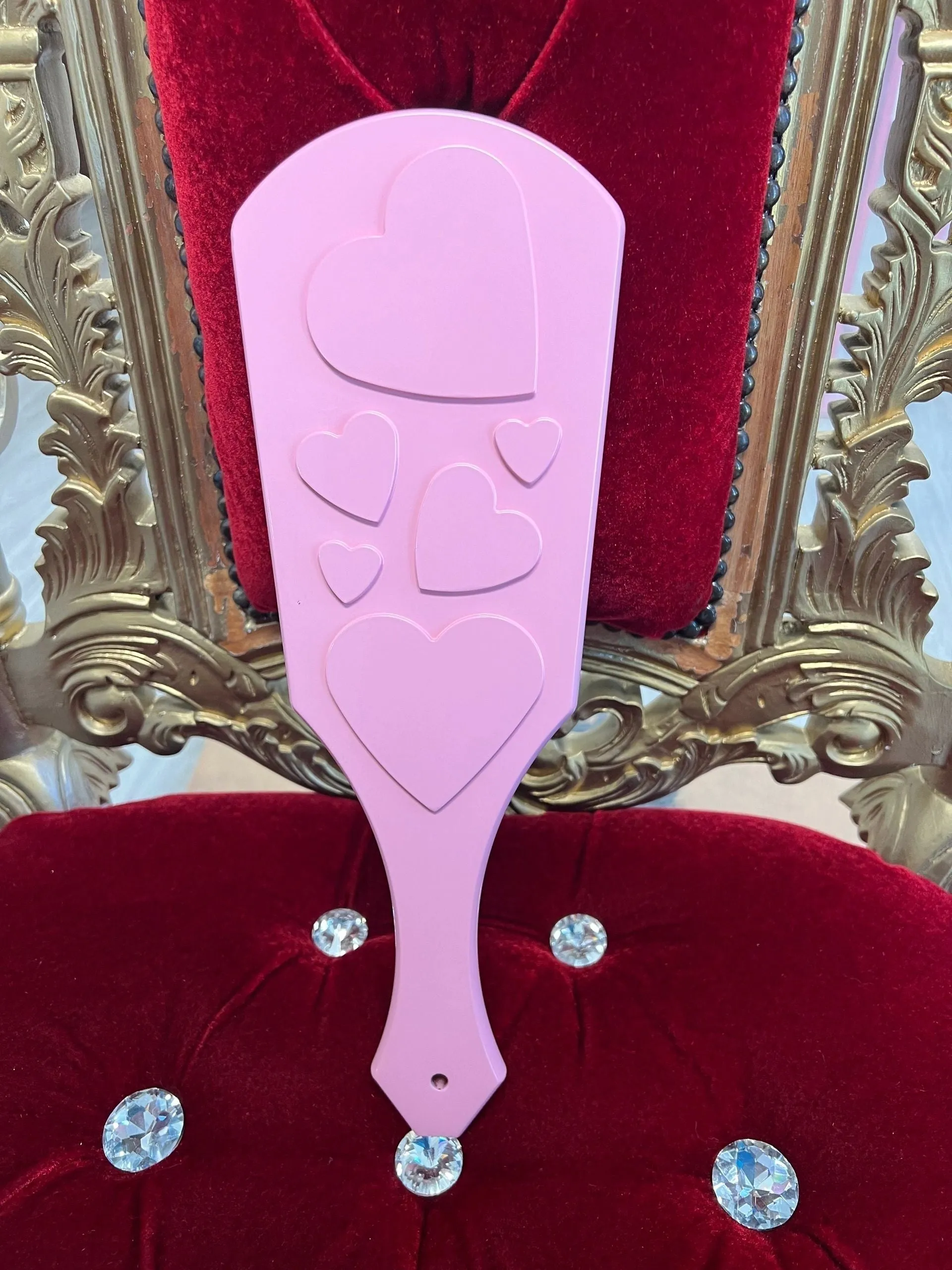 Wholesale Lola's Heartbreaker Spanking Heart Paddle in Pretty in Pink Love